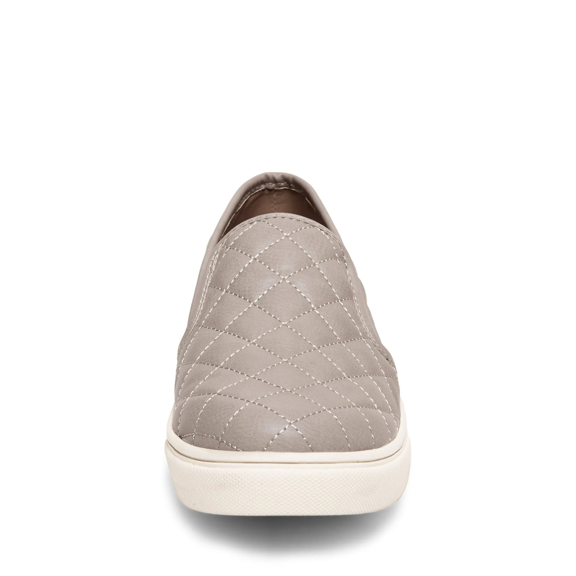 Steve Madden Ecentrcq Sporty Chic Quilted Slip-on Sneaker Grey