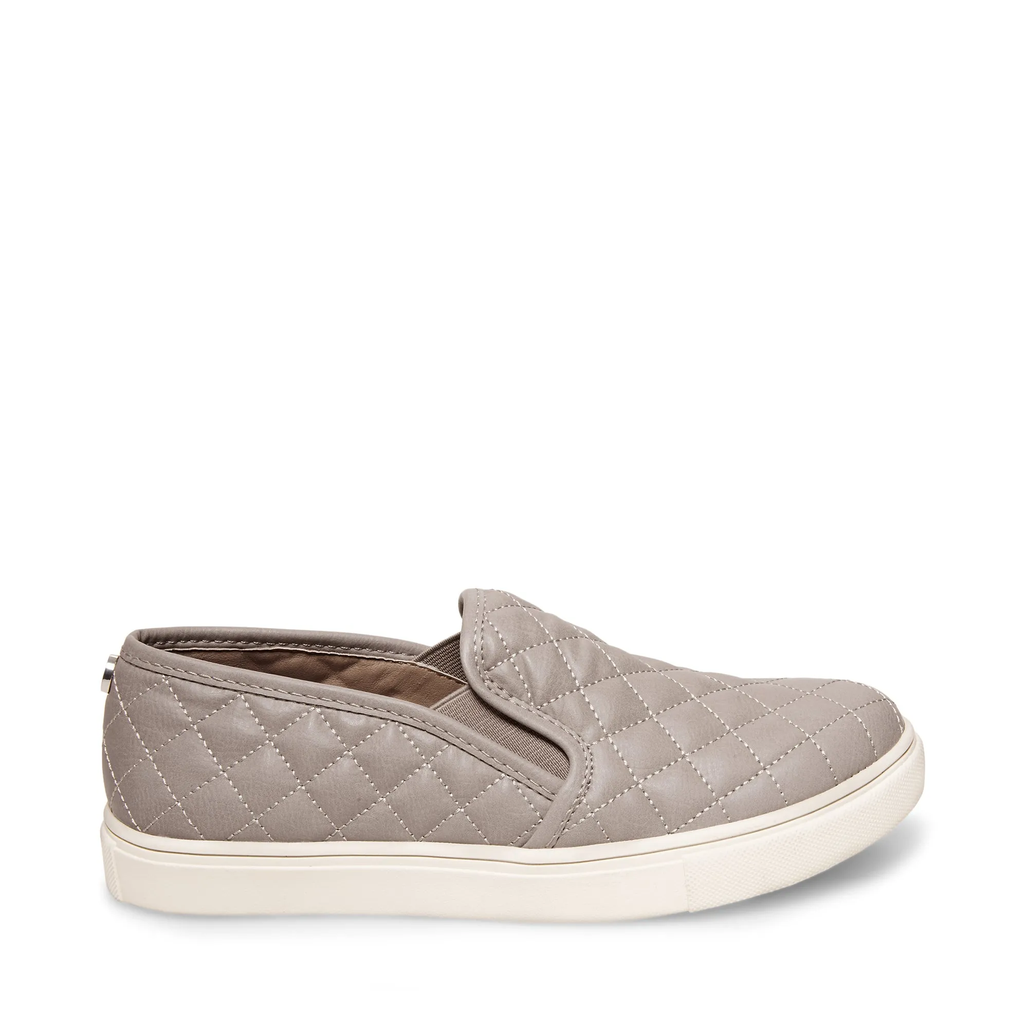 Steve Madden Ecentrcq Sporty Chic Quilted Slip-on Sneaker Grey