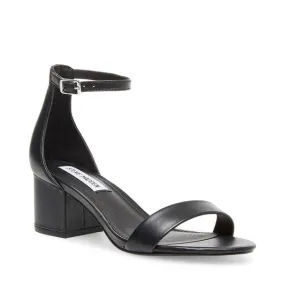 Steve Madden Irenee Block Heel sandal in black leather