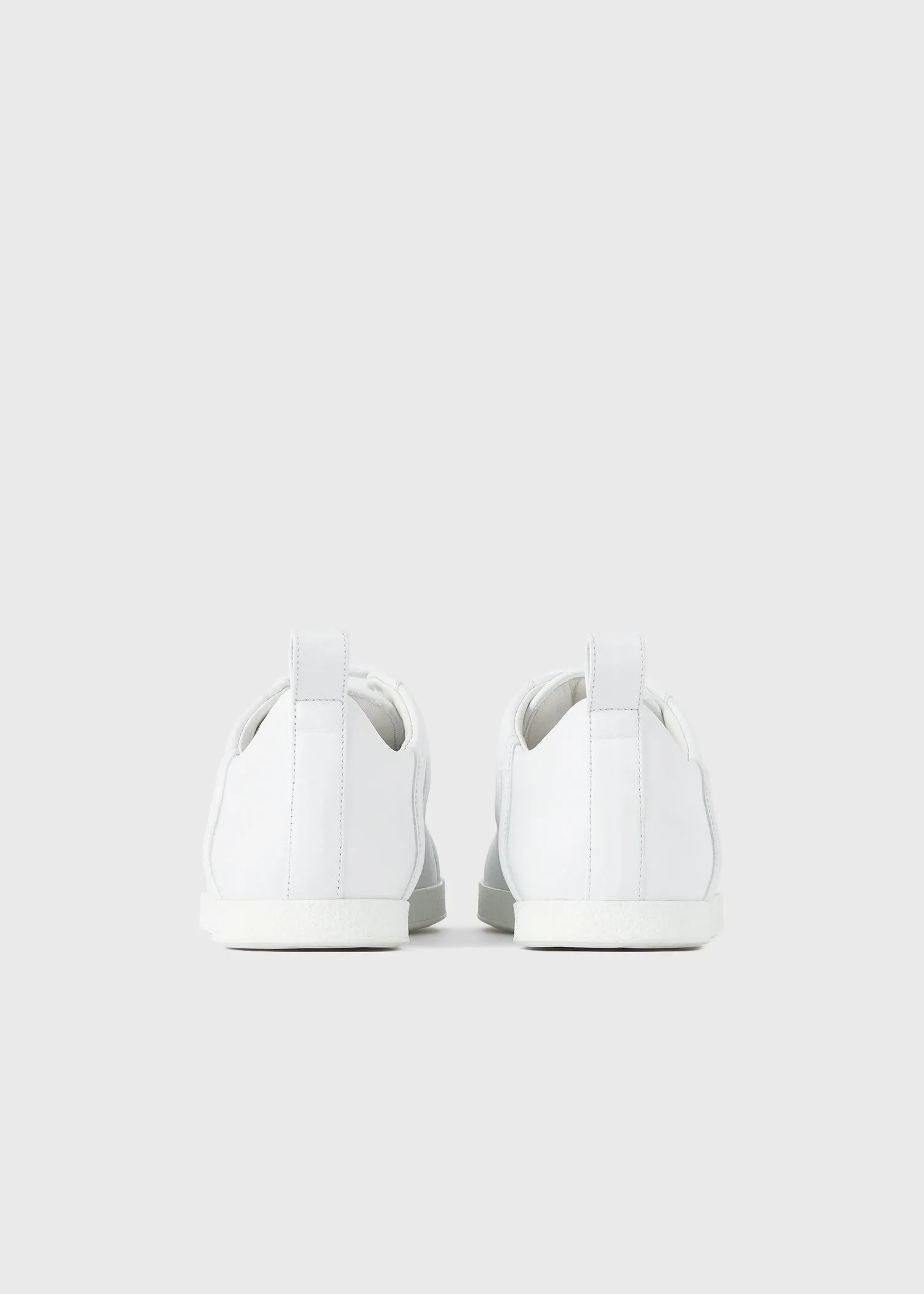 The Leather Sneaker white