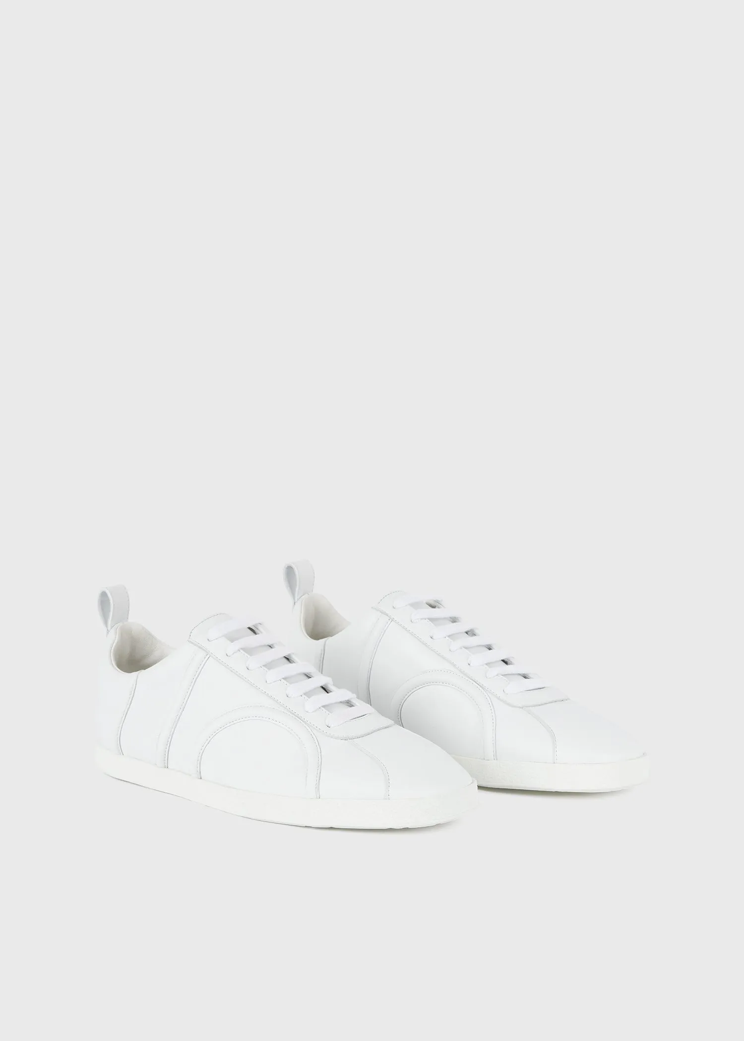 The Leather Sneaker white