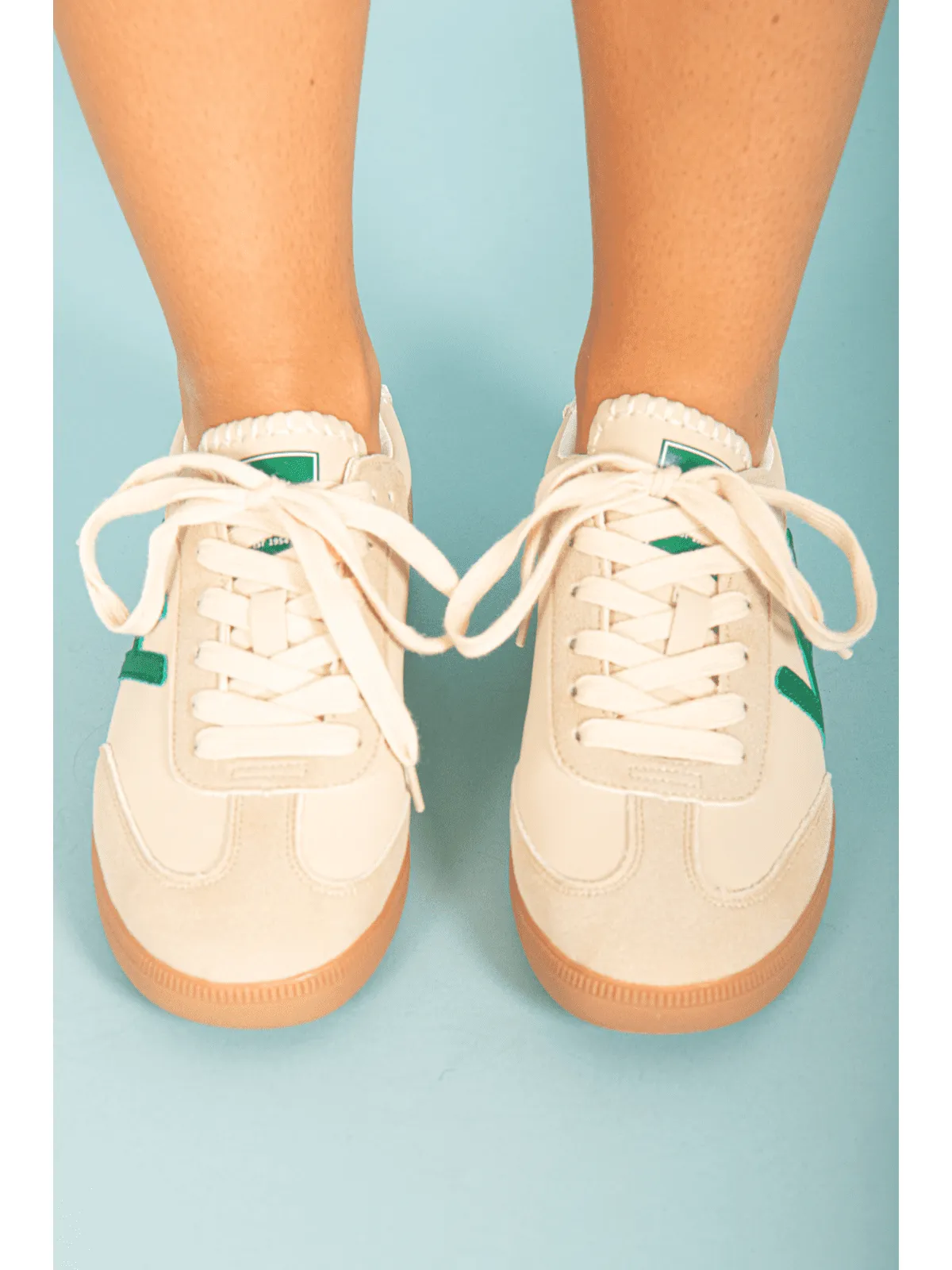 White Lace Nude Sneaker