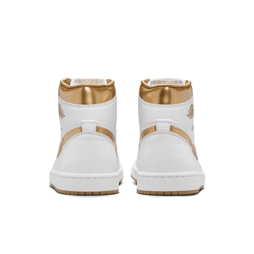 WOMENS AIR JORDAN 1 RETRO HIGH OG "METALLIC GOLD"