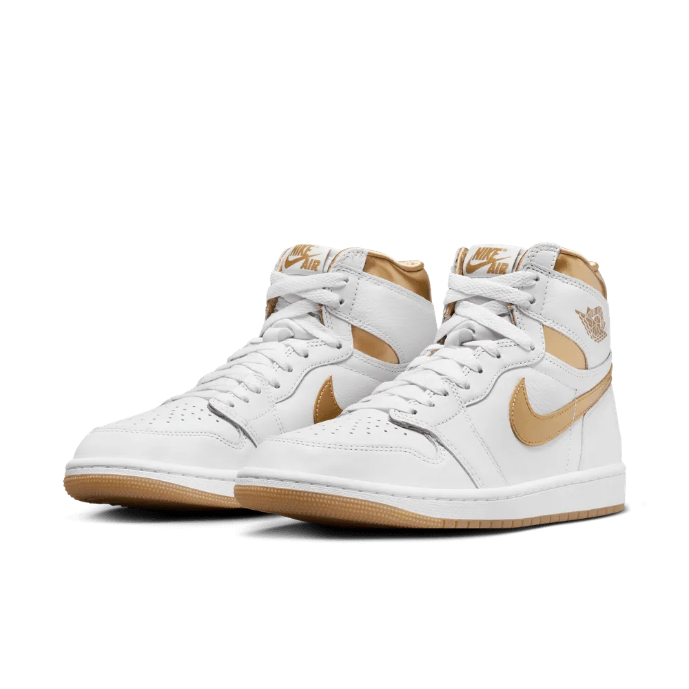 WOMENS AIR JORDAN 1 RETRO HIGH OG "METALLIC GOLD"