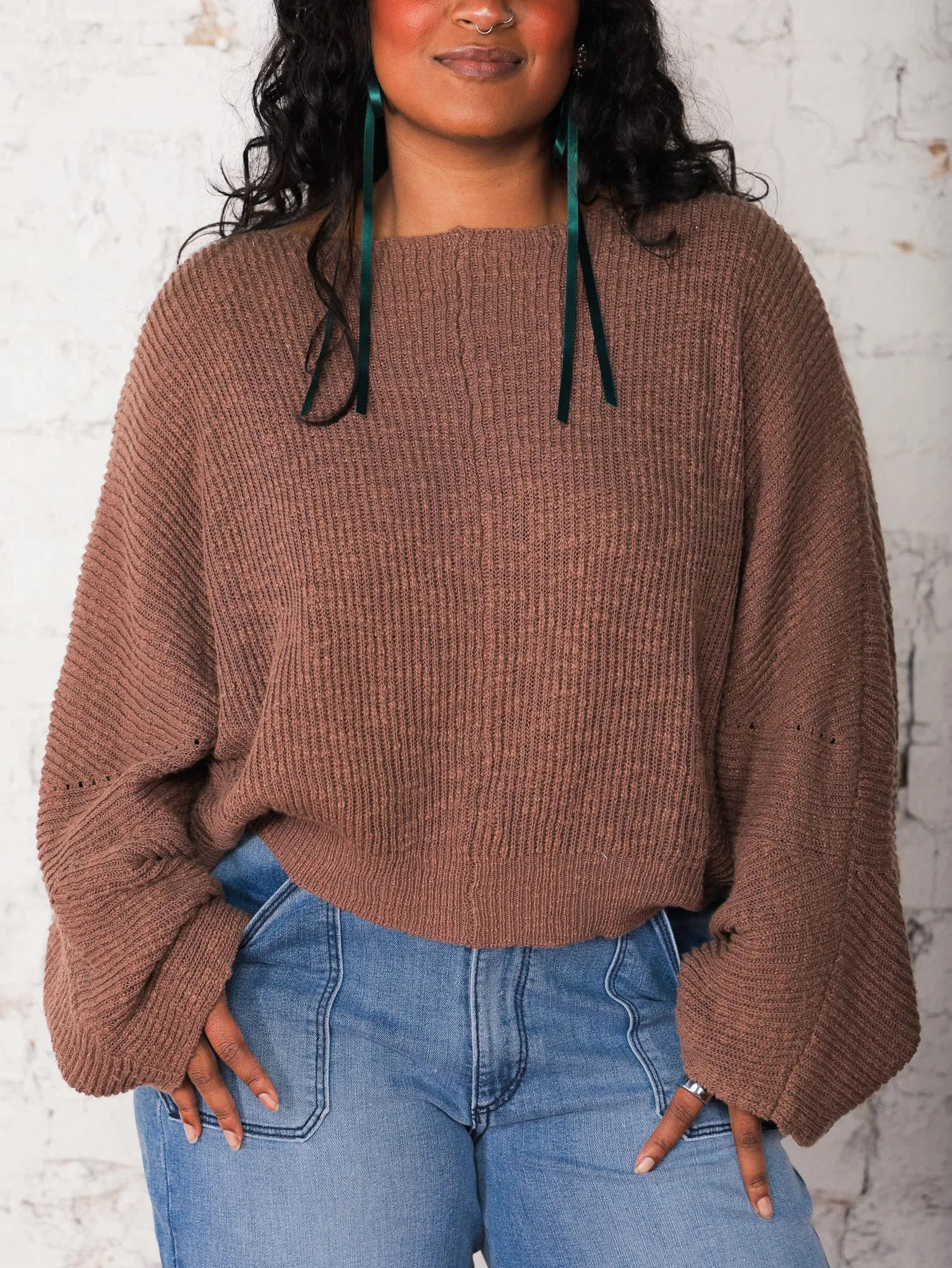 Zuri Boat Neck Sweater